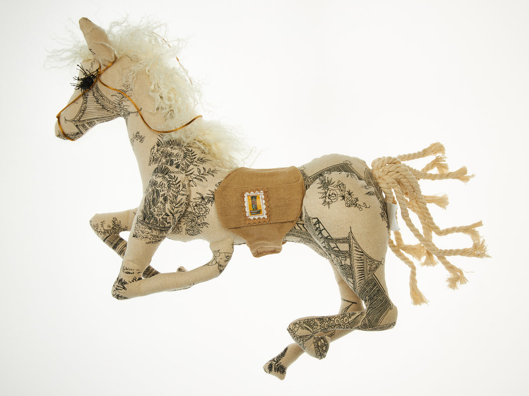 Classic Beige Toile Mustang