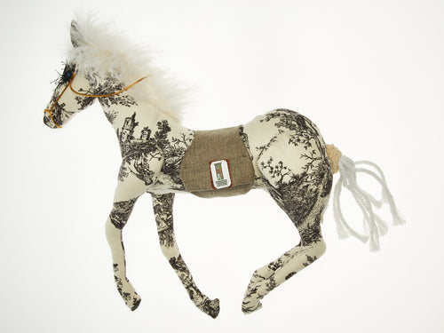 Black & White Toile Mustang