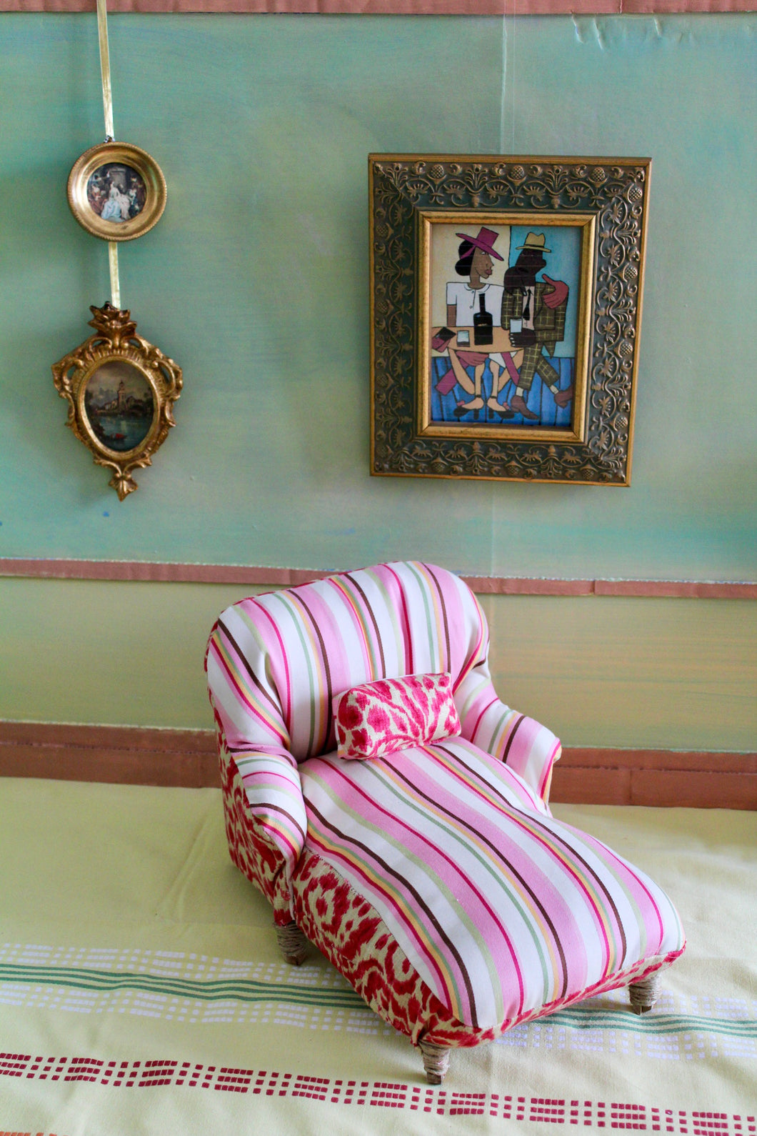 Calloway Jazz Stripe--Lounge Chair