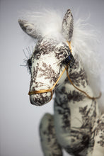 Black & White Toile Mustang