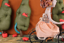 Crushed Gathered Herringbone Glam Dress